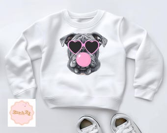 Camiseta de cuello redondo con mascota de los Bulldogs para jóvenes, preppy, talla unisex, Georgia Bulldogs para jóvenes, camisetas para niños, camiseta con mascota de la escuela, camiseta de bulldog para niñas