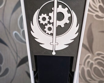 Brotherhood of Steel Inspired - Sony Playstation PS5 Front Plate / Face Plate 3D Print