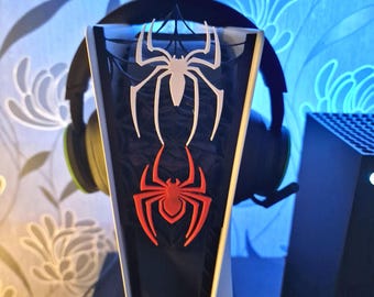 Spider-Man Inspired - Sony Playstation PS5 Front Plate / Face Plate 3D Print