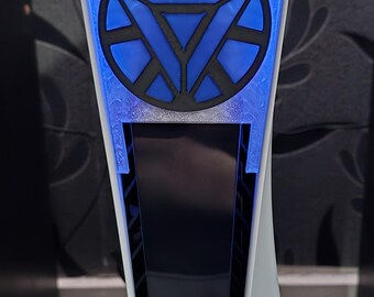Mk 6 Arc Reactor Inspired - Sony Playstation PS5 Front Plate / Face Plate 3D Print