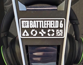 Battlefield 6 Inspired - Sony Playstation PS5 Front Plate / Face Plate 3D Print