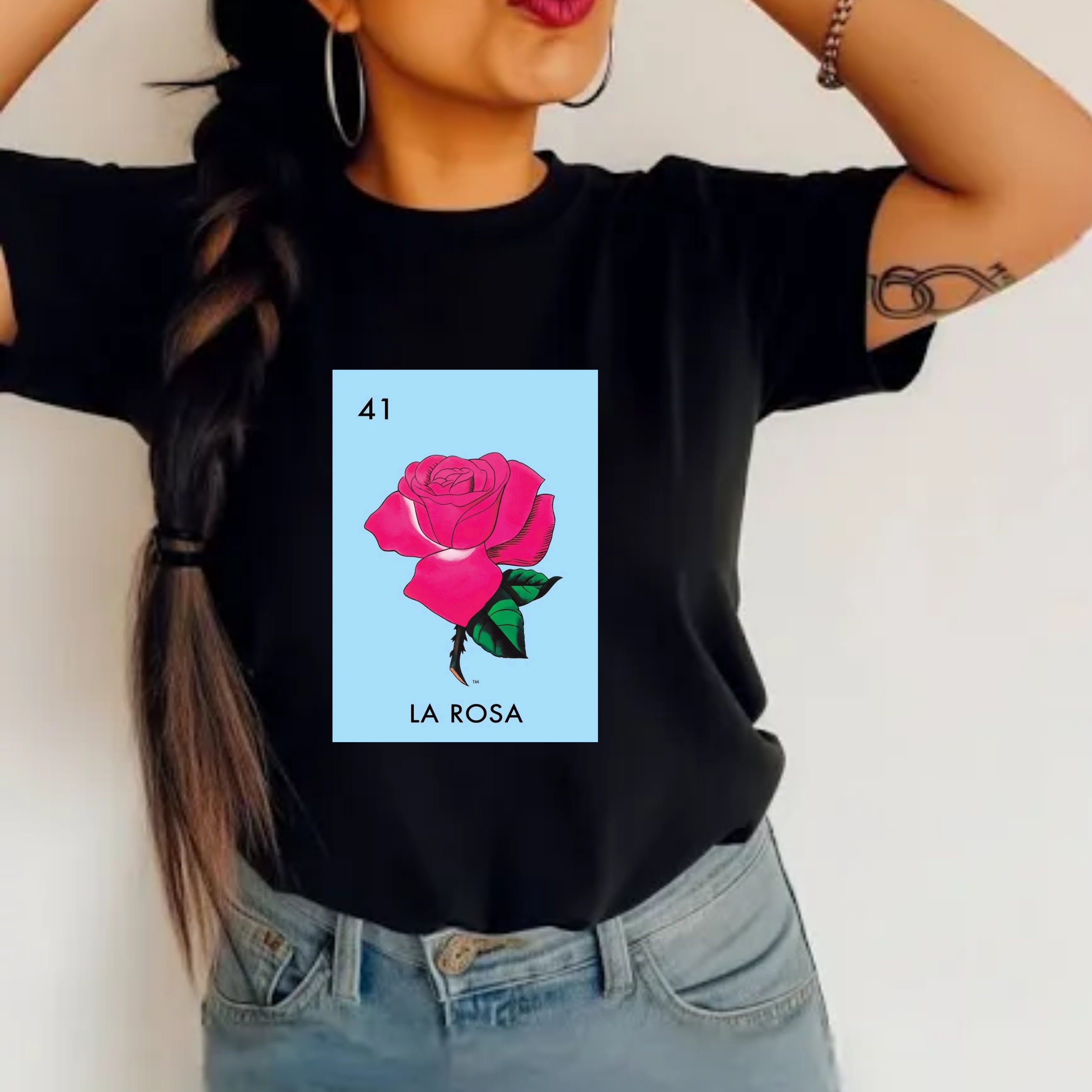 La Rosa Loteria Mexican Bingo T-shirt