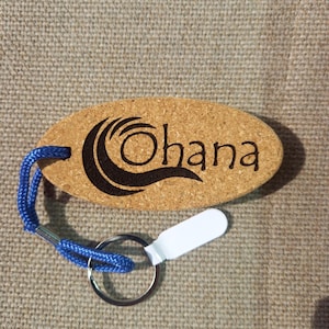 Llavero ovalado flotante de corcho con cuerda trenzada.Llavero PLANO personalizado de corcho.Deportes acuáticos flotantes.Llavero para puerto deportivo, habitación de hotel,