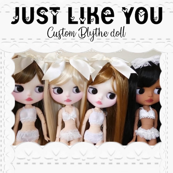 Just Like You Personalised Custom Blythe Doll OOAK