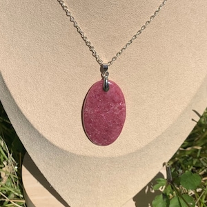 Pendentif en Rhodonite