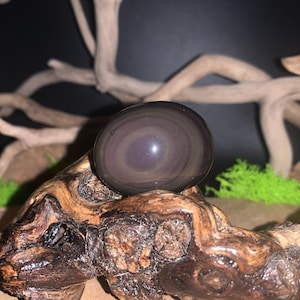 Beautiful Double-sided Celestial Eye Obsidian tumbled stone