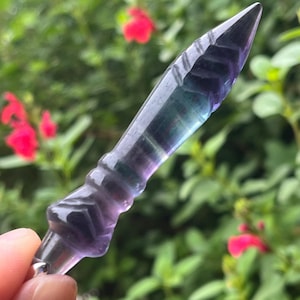 Gran péndulo de Thoth en fluorita.