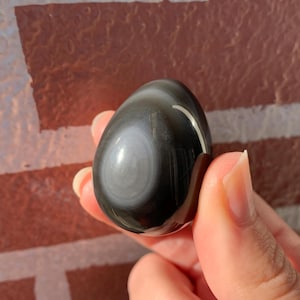 Celestial Eye Obsidian Egg