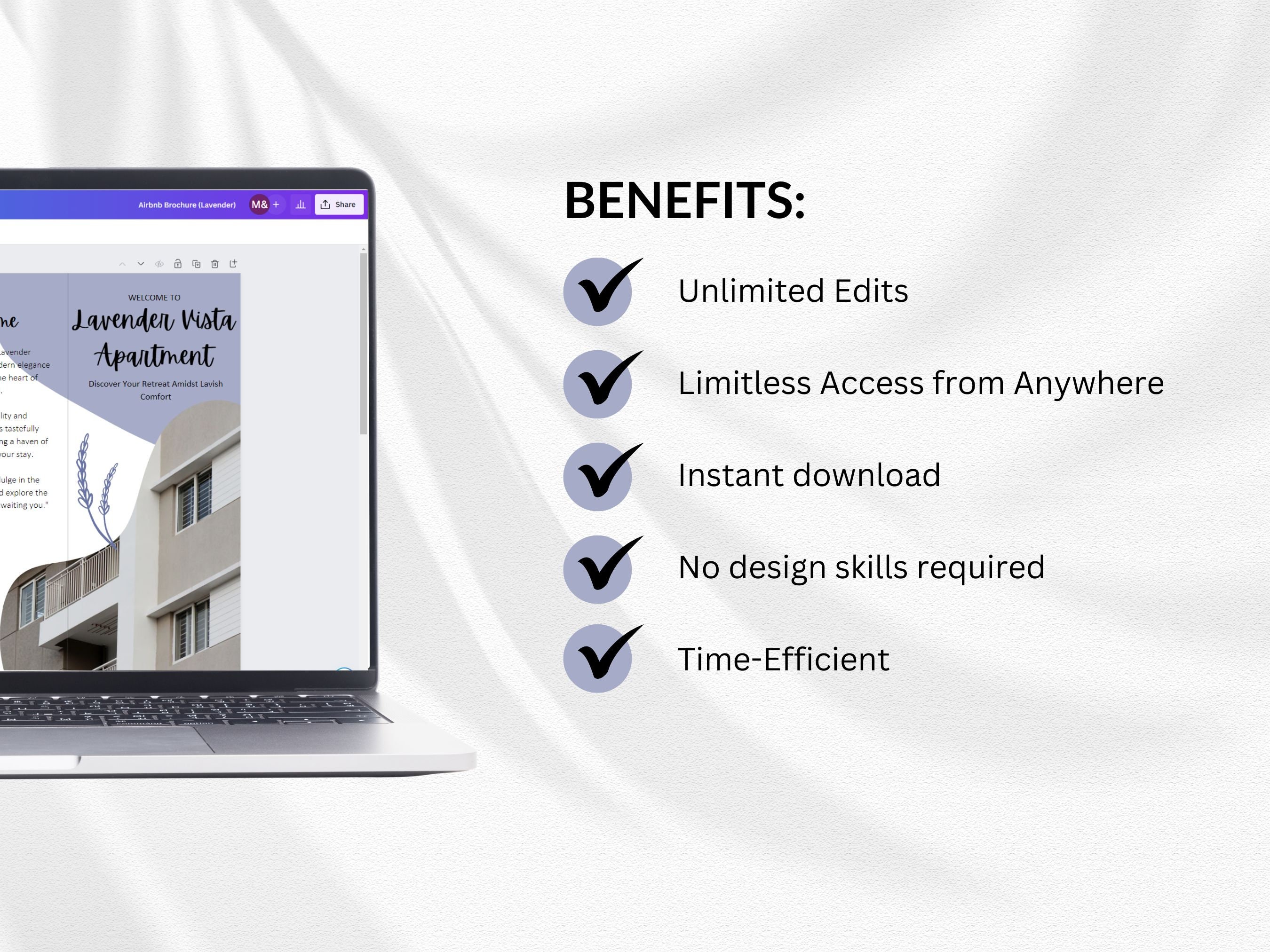 Airbnb Trifold Broshure Template Editable Trifold Template Host