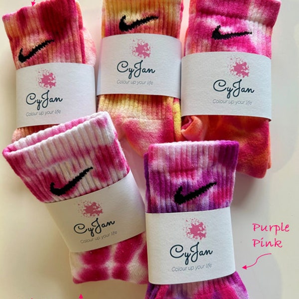 Tie Dye Socks Nike Batik Socks Nike Colorful Socks