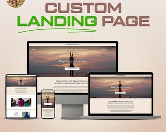 Individuelles Landingpage-Design, WordPress-Landingpage, Wix-Webseitendesign, Squarespace-Landingpage, Responsive Webdesign von Experten