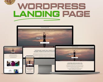 WordPress-Landingpage-Design, Elementor-Landingpage, Lead-Generierungsseite, Verkaufsseiten-Design, Responsive Website