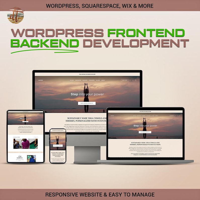 WordPress-Entwicklung, Frontend- und Backend-Entwicklung, WordPress-Anpassung, Fehlerbehebung, individuelle WordPress-Websites Bild 1