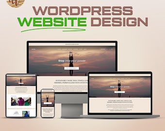 Website Custom Design and Development, WordPress Website, Business Website, Responsive Web Design with experts