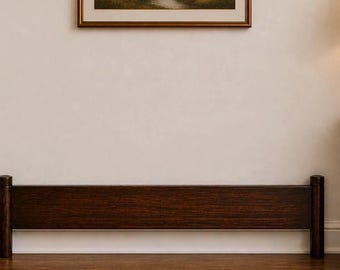 Vintage Bassett Solid Wood Footboard | Full/Queen | Low Profile Bed Frame Piece