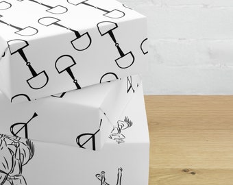Wrapping paper sheets - Horse Lover - Equestrian Inspired