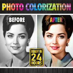 Colorize Old Photos: Professional Photo Restoration Service for Colorizing - Black and White Photo Colorization Service