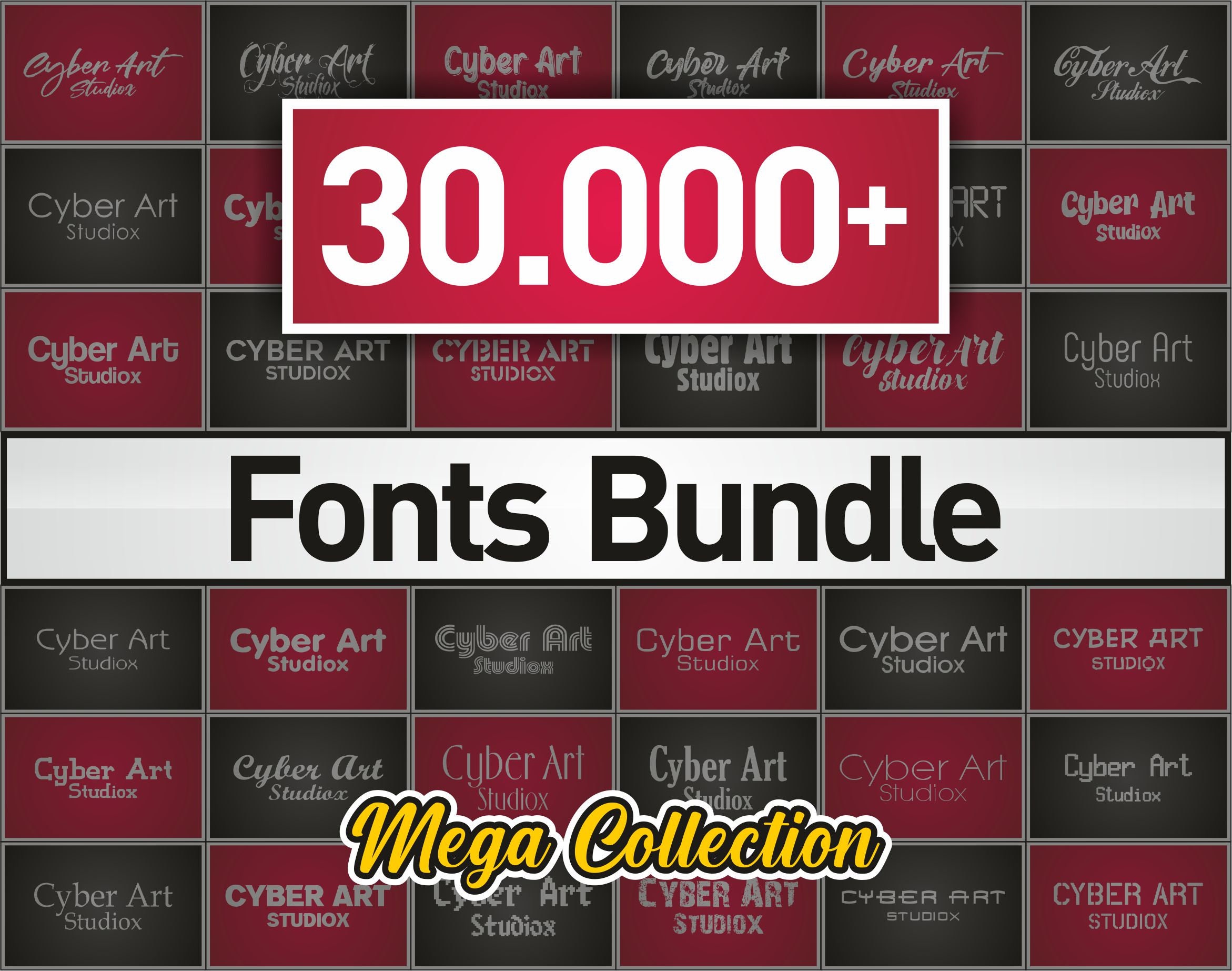 30000+ Font Collection
