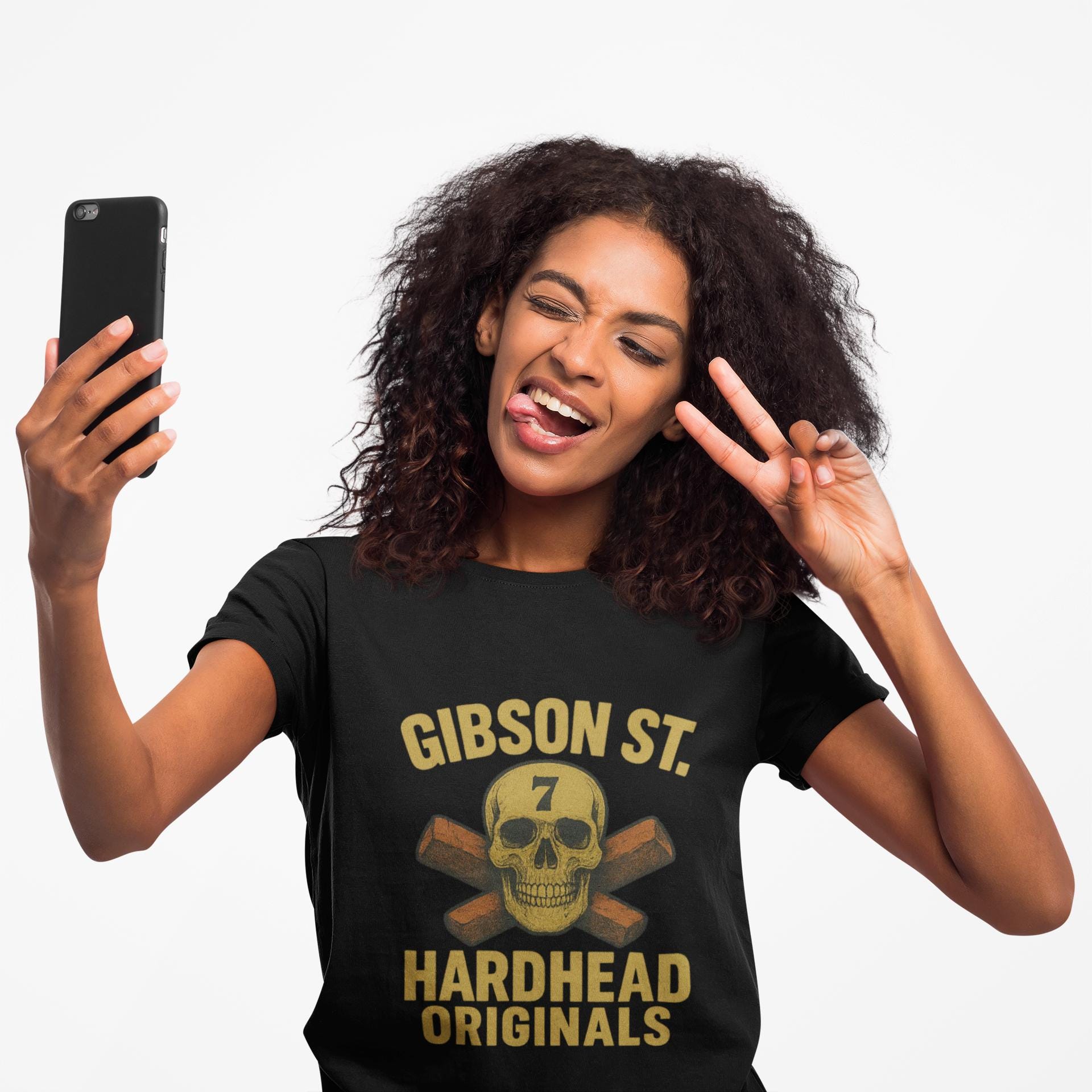 Gibson St. Skull Graphic Tee: New Orleans Streetwear Shirt - Etsy