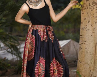 Beautiful Peacock Tribal Bellydance Pantaloons Gypsy Full/&Fluffy One of A Kind ATS Fusion