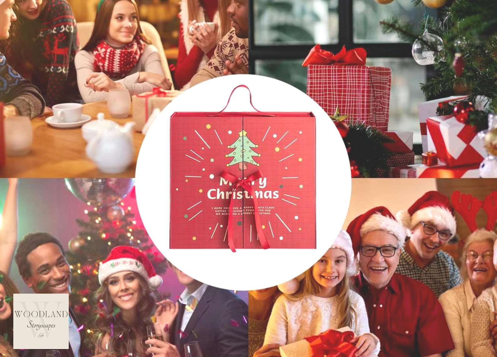DIY Advent Calendar Countdown Box Empty Christmas Gift Box, Assemble ...