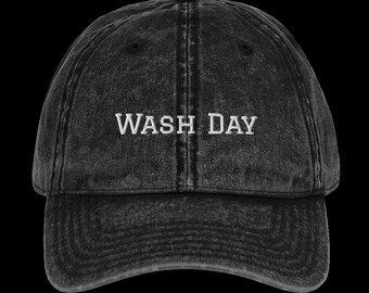 Wash Day Vintage Cotton Twill Cap