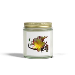 Floral Scented Candle, Tropical Blossom Relaxation Candle, Gift for Her, Aromatherapy Home Decor, Self-Care, Wedding Favors