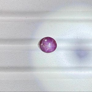 Natural Star Ruby Oval Gemstone: AAA Quality 6-Ray Star Asterism