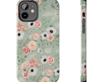 Capa de telefone de flores silvestres na moda para iphone 7, 8, X, 11, 12, 13, 14, 15, XR, XS, Pro, Max, Mini