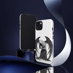 Fallen Angel - Dark Angel Design | Tough Cases for Protection | Unique Gift Idea | Aesthetic Phone Cover | Cellphone Accessories