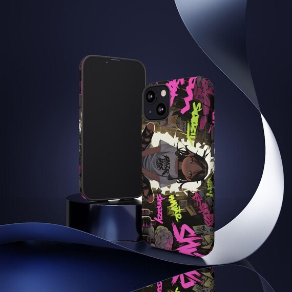 Lola - Colorful Phone Case, Tough Cases for Teens, Unique Smartphone Cover,  Graffiti Art Design, Trendy Tech Accessory, Gift for Gamers