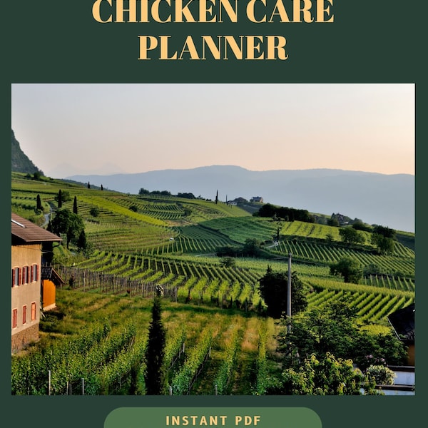 Weekly Chicken Care Planner: Organized Chicken Keeping, Daily Tasks, Health Check, Feeding Schedule, Egg Collection