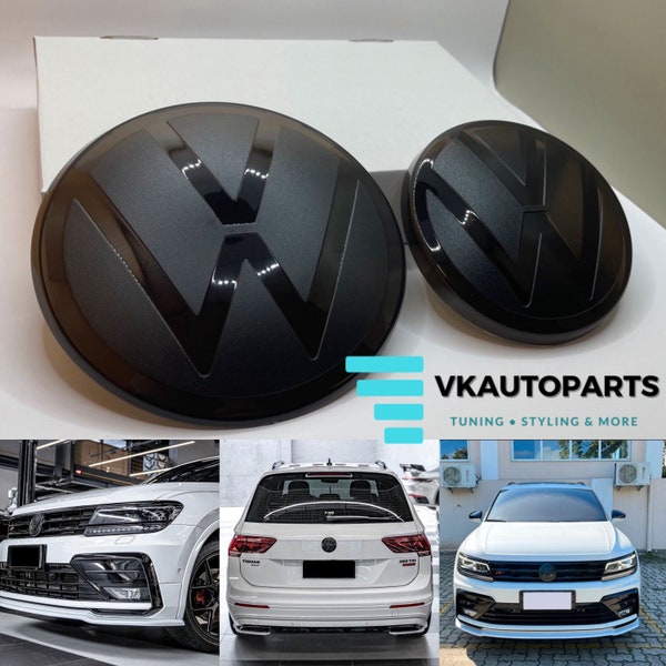 Tiguan 2 Emblem Set Vorfacelift/Facelift 2017-2023 ACC vorne & hinten NEU