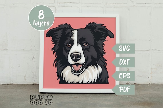 Border Collie Umbrella 2 - Automatic Suzanna Border Collie Umbrella 2 - Automatic Suzanna