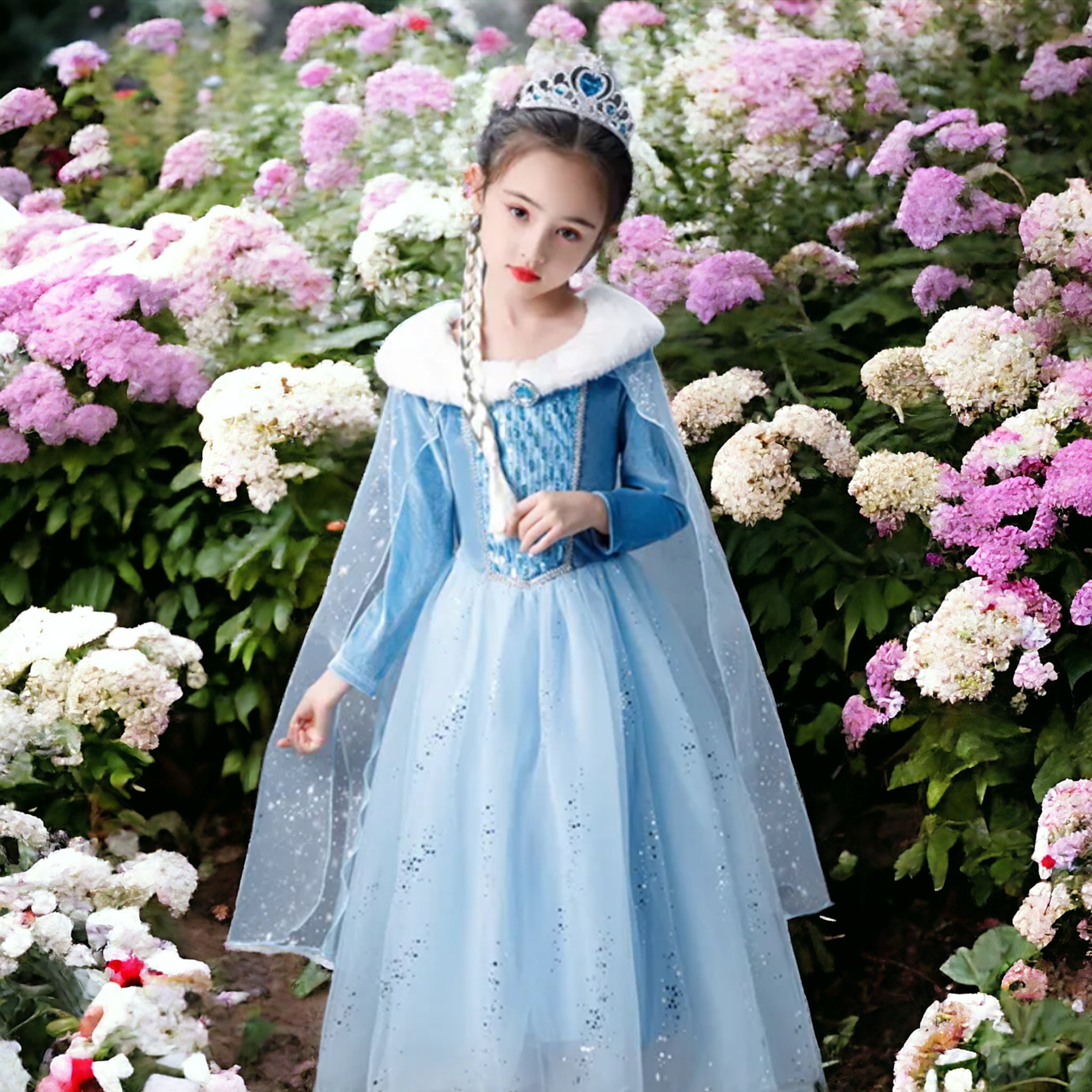 Robe reine des neiges pas cher sale