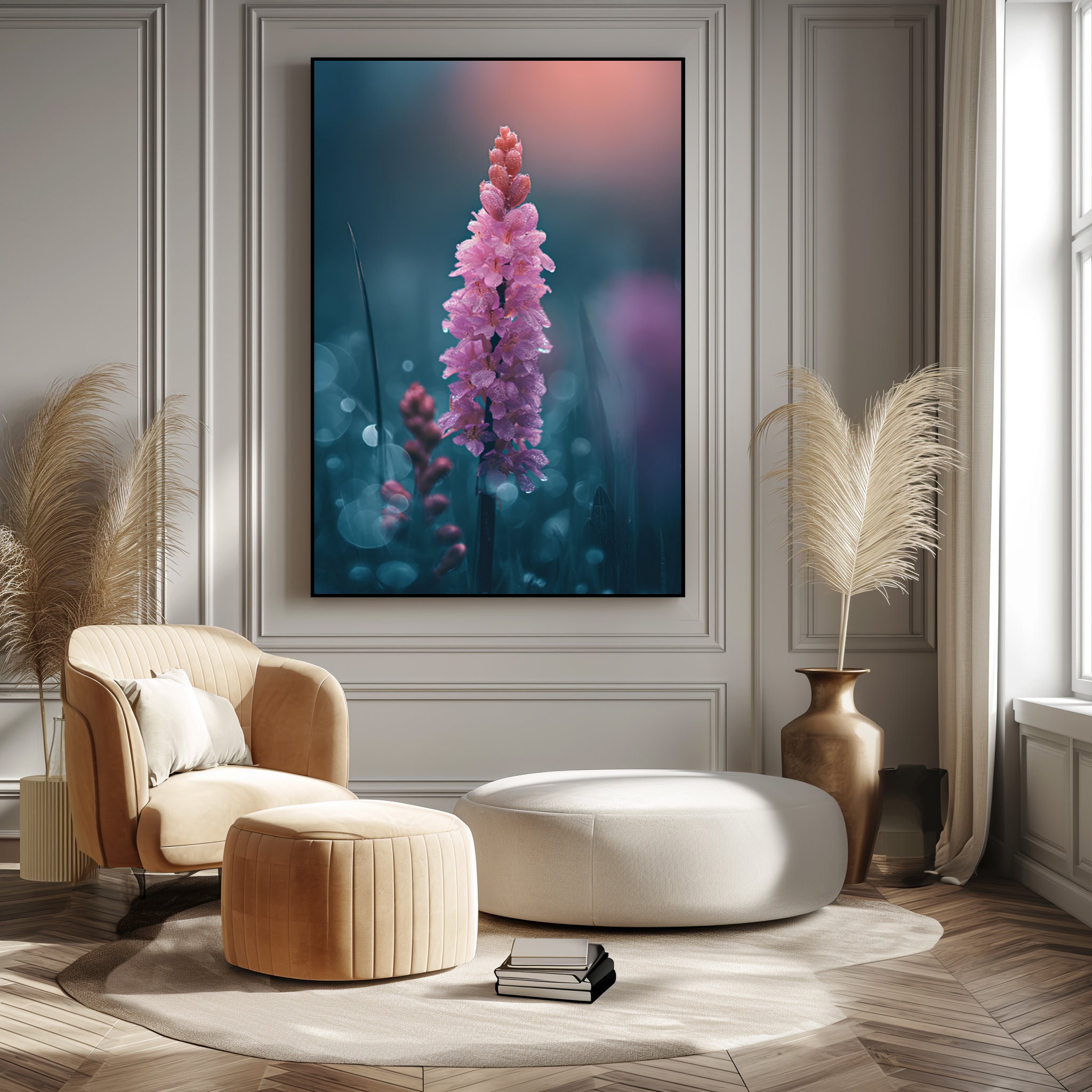 Flower Wall Art Macro Photography Digital Download for Printable Wall