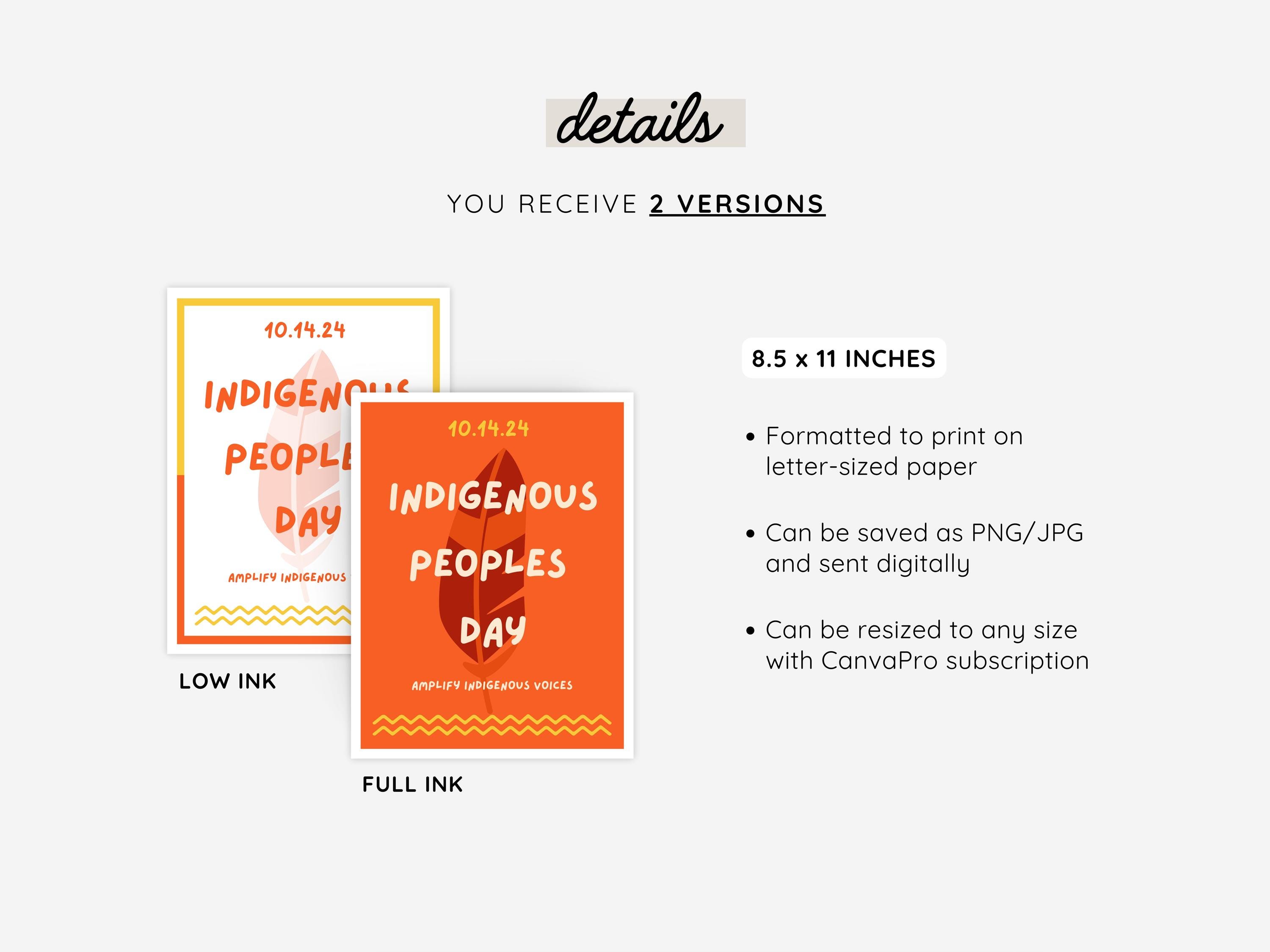 Editable Indigenous Peoples Day Template | Native American | Native ...