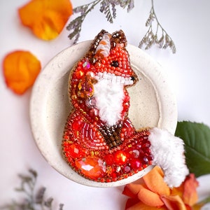 Handmade brooch Fox image 1