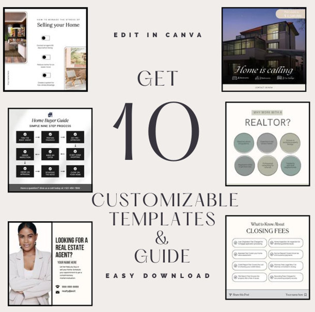Instagram Templates|social Media Template| Canva Template|realtors ...