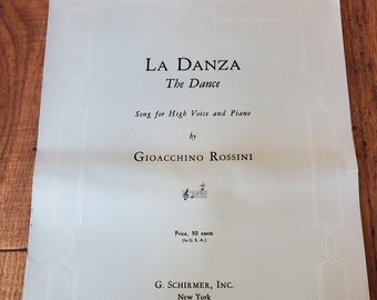 Vintage - La Danza - The Dance - Gioacchino Rossini