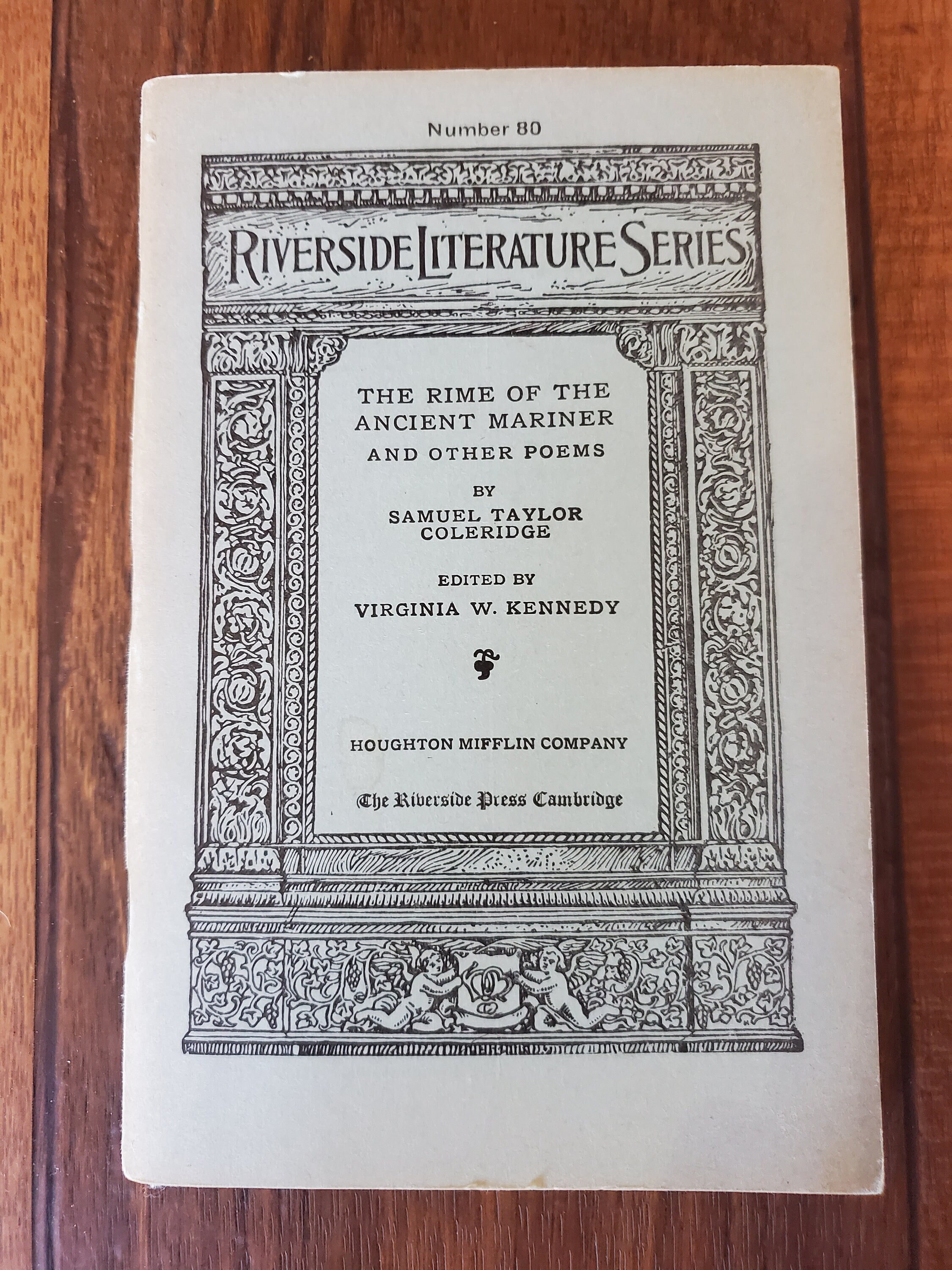 Vintage - Riverside Literature Series - The Rime of the Ancient Mariner and Other Poems - 1931