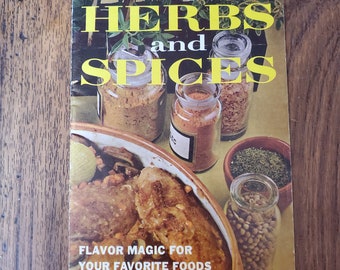 vintage - Better Homes and Gardens - Cuisiner avec des herbes et des épices - 1969