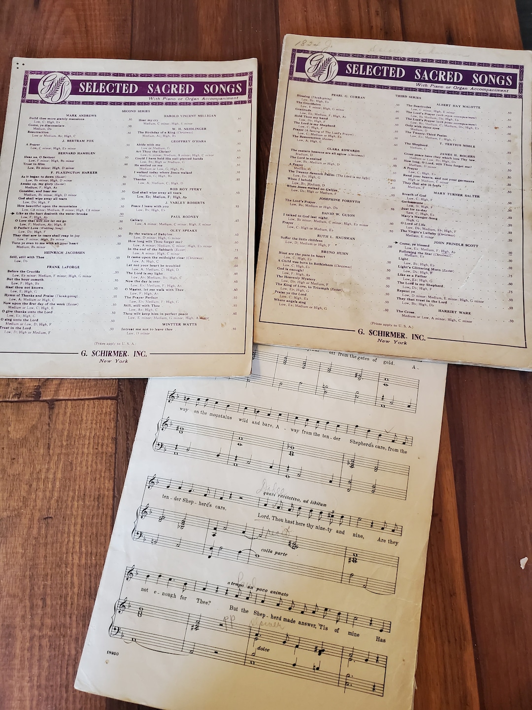 Like As The Hart Desireth - Sacred Song In The Key Of E Flat Major For Middle Voice Only £12.00