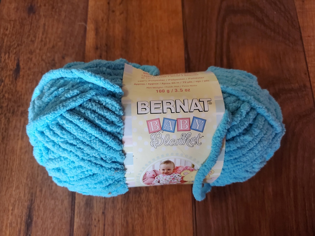 Bernat Baby Blanket Yarn - Super Bulky #6, Baby Grays Pattern, 100% Polyester (300g/220yds)