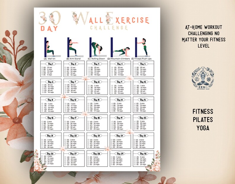 30 Day Wall Exercise Challenge - Il 794xN.5771519021 Ehjh 