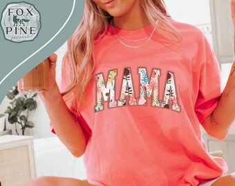 Cute Gardener Mama Shirt Gift For Mothers Day, Flower Mama Shirt, Floral Mama Shirt, Flower Lover Mama Shirt, Mothers Day Gift From Daughter