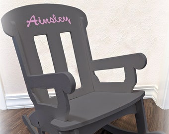 Personalized Children's Rocking Chair