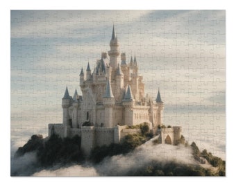 Jigsaw Puzzle vory castle tha it looks like it's above the clouds (30, 110, 252, 500,1000-Piece)