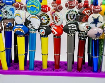 Football teams #1 custom beaded pens.