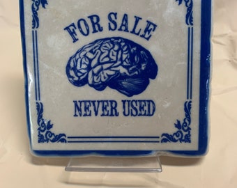 Brains for sale on marble